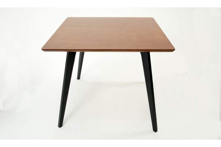 Стол Arki М 100 чёрный/орех-2