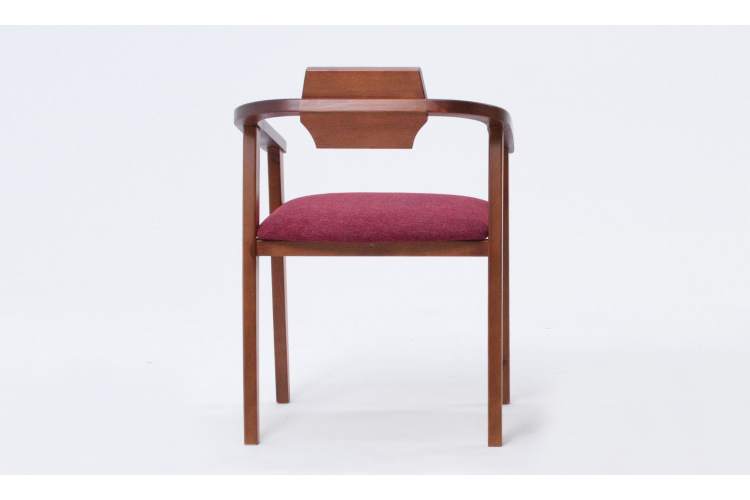 Стул-кресло Челси ПМ орех/красный-4