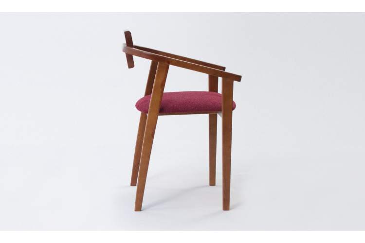 Стул-кресло Челси ПМ орех/красный-3