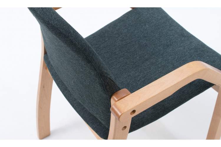 Стул-кресло Джуно 2.0 натур/зелёный-6