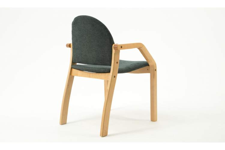 Стул-кресло Джуно 2.0 натур/зелёный-2