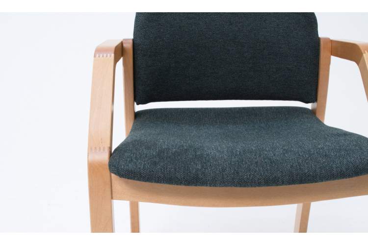 Стул-кресло Джуно 2.0 натур/зелёный-5