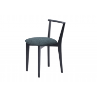 Стул Франк ПМ чёрный/зелёный