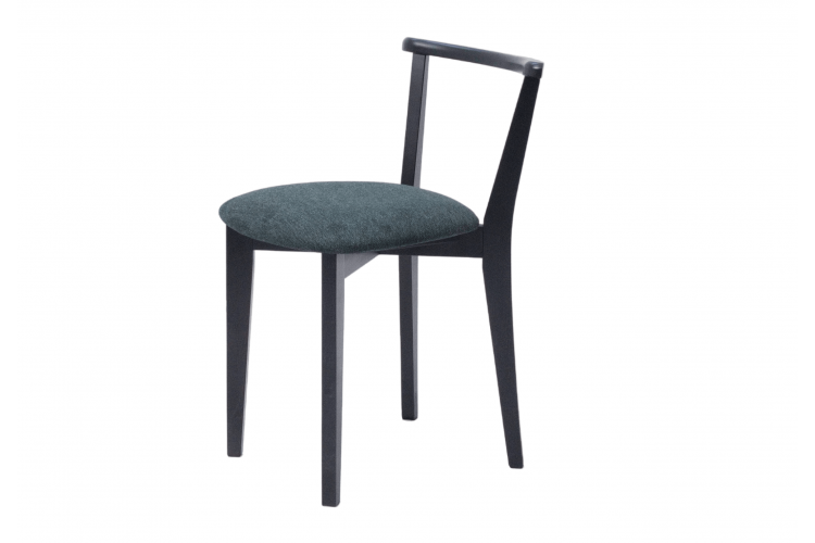 Стул Франк ПМ чёрный/зелёный