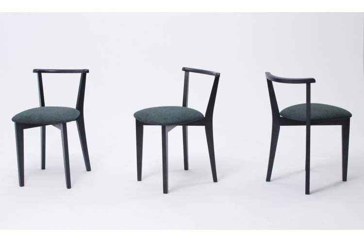 Стул Франк ПМ чёрный/зелёный-1