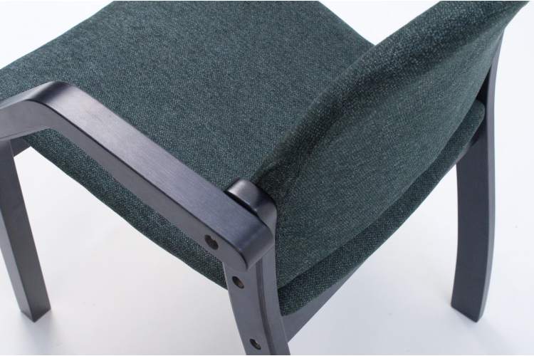 Стул-кресло Джуно 2.0 чёрный/зелёный-4