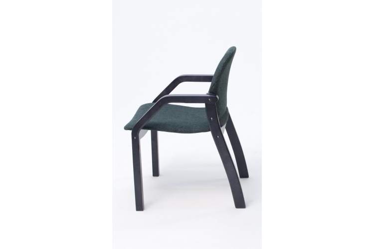 Стул-кресло Джуно 2.0 чёрный/зелёный-9