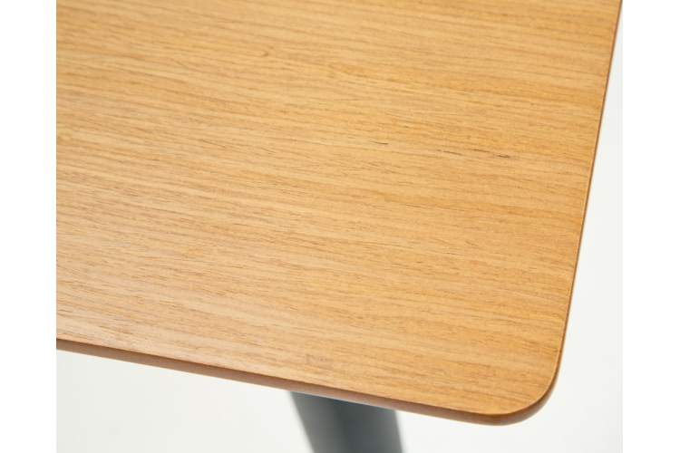 Стол Монте М 90 чёрное дерево/натур-4