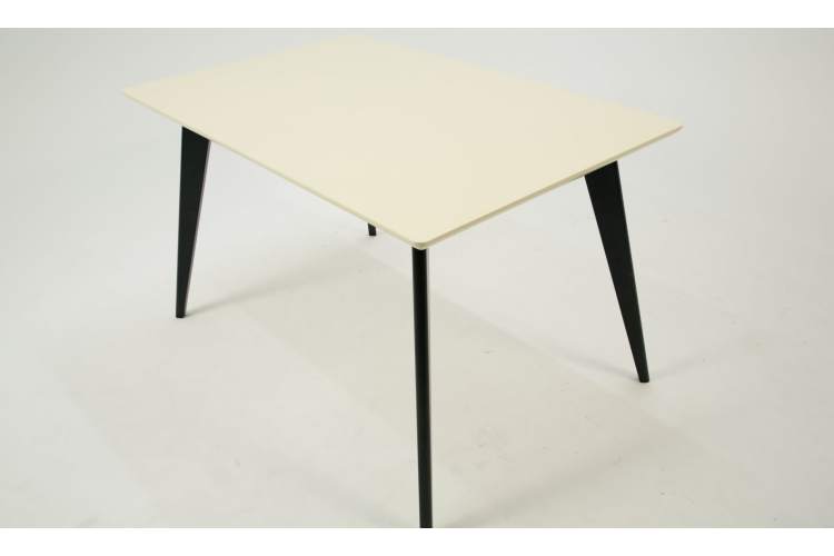 Стол Сканди 120 чёрное дерево/слоновая кость-4