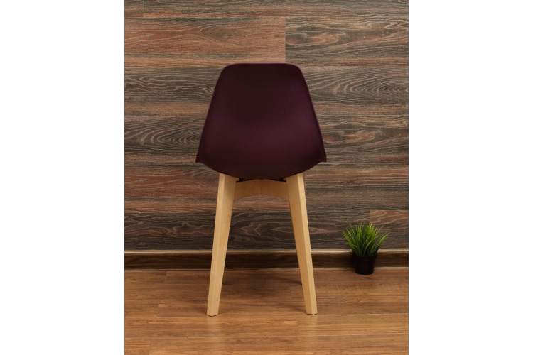 Стул Сашш натур /фиолетовый-5