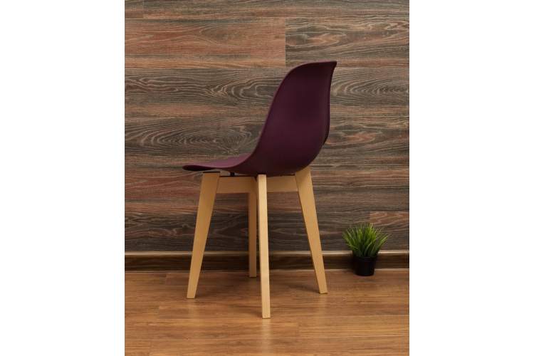 Стул Сашш натур /фиолетовый-4