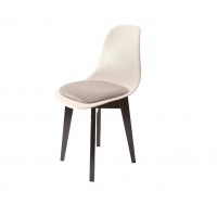 Стул Сашш чёрный /белый, серый ГЛ