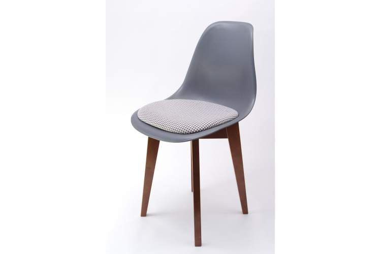 Стул Сашш орех /серый, серый ГЛ-2