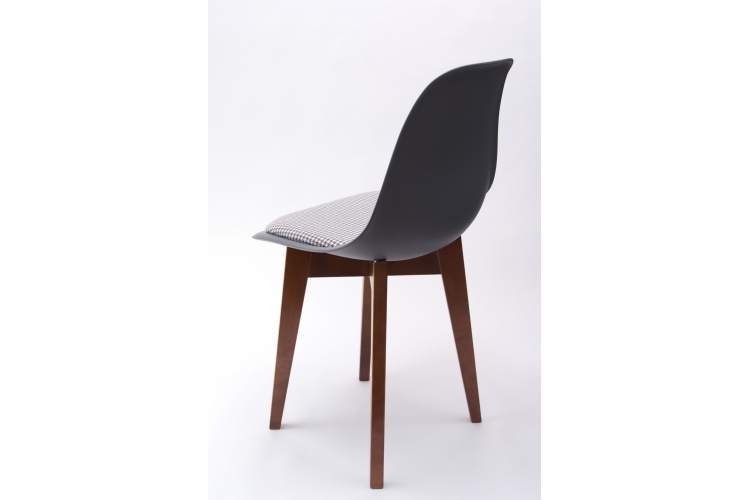 Стул Сашш орех /серый, серый ГЛ-4