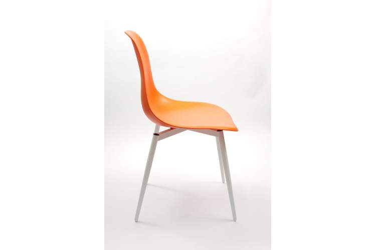 Стул Туссе белый/оранжевый-17