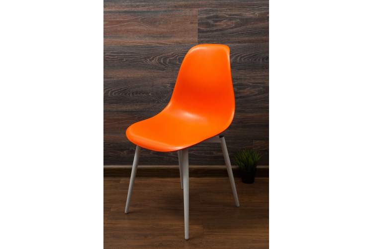 Стул Туссе белый/оранжевый-2