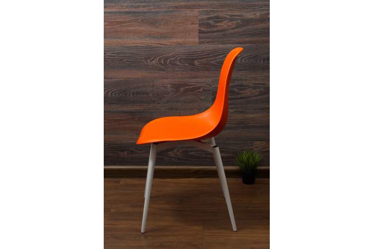 Стул Туссе белый/оранжевый-3