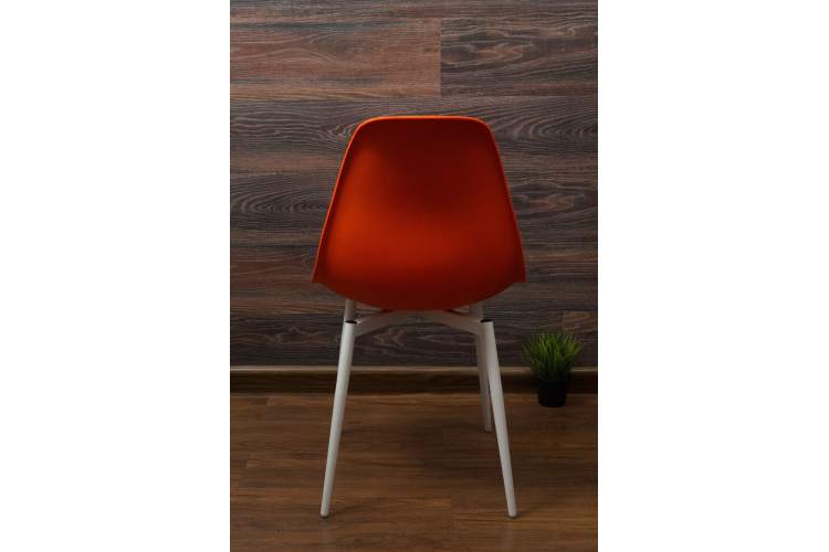 Стул Туссе белый/оранжевый-5