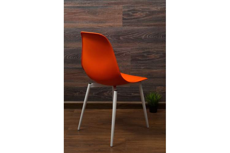 Стул Туссе белый/оранжевый-6