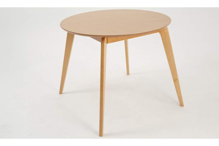 Стол Arki К 90 натур со стульями Франк ПМ натур/бежевая рогожка-6