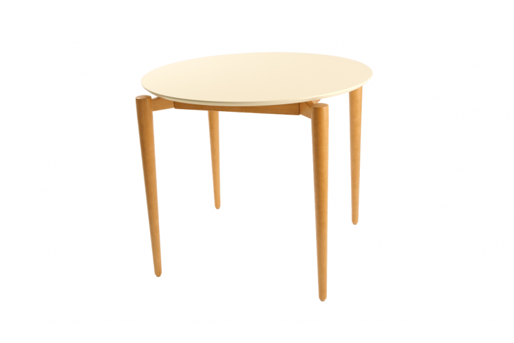 Стол Pawook К 90 натур/слоновая кость