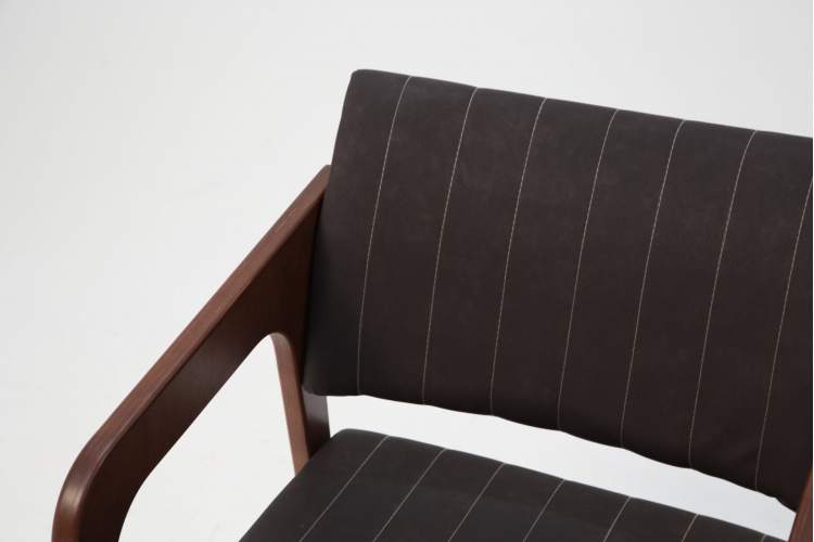 Стул-кресло Шадди орех/темно-коричневый нубук-10