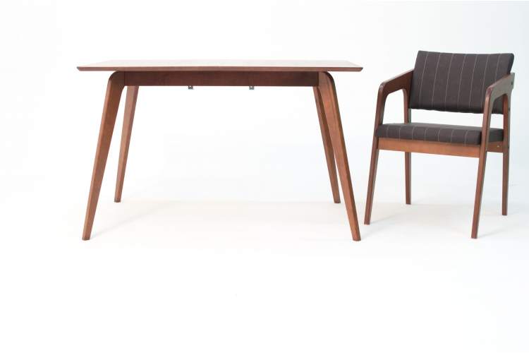 Стул-кресло Шадди орех/темно-коричневый нубук-12