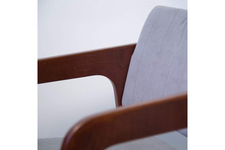 Стул-кресло Шадди орех/серый-22