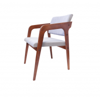 Стул-кресло Шадди орех/серый