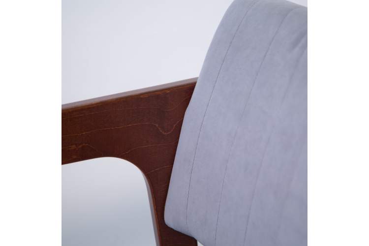 Стул-кресло Шадди орех/серый-18