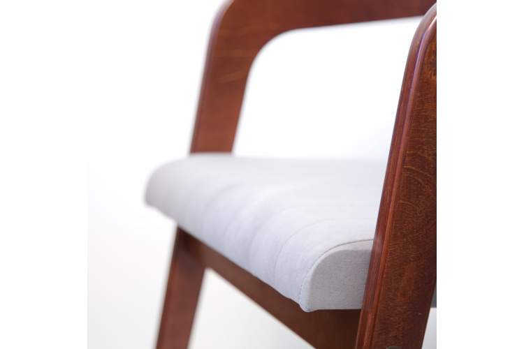 Стул-кресло Шадди орех/серый-10