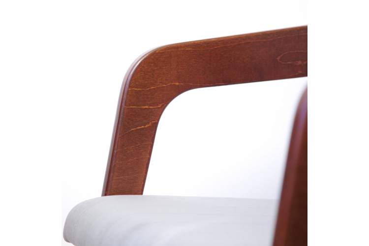 Стул-кресло Шадди орех/серый-9