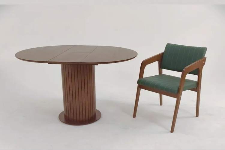 Стол Бонн К 100 орех раскладной-7