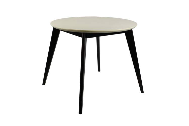 Стол Сканди К 90, Венге/Слоновая кость