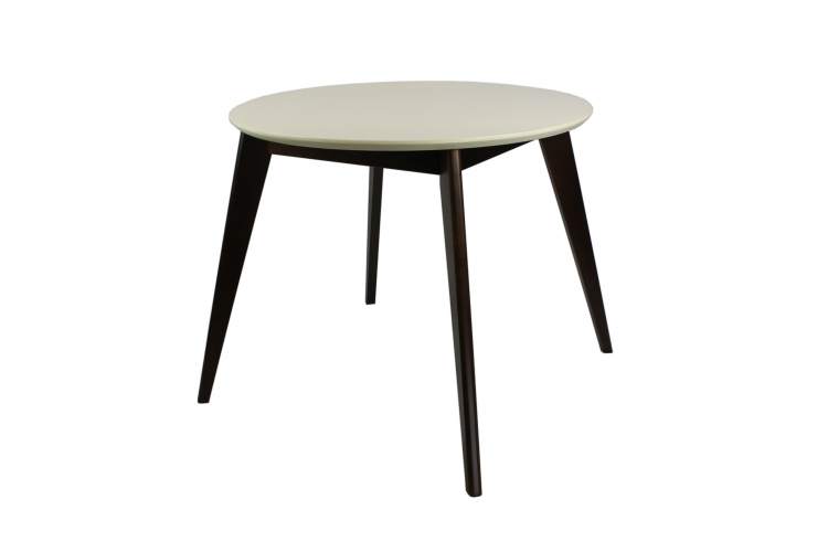 Стол Сканди К 90, Венге/Слоновая кость-4