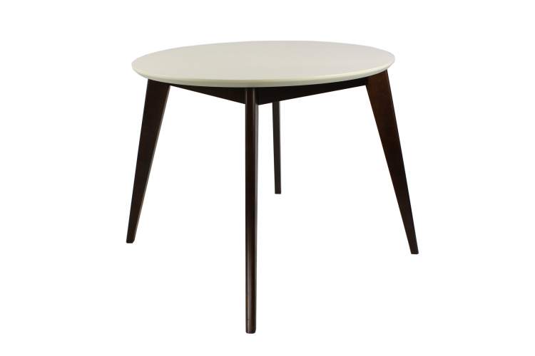 Стол Сканди К 90, Венге/Слоновая кость-6