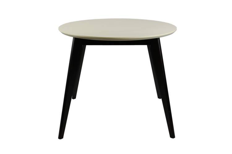 Стол Сканди К 90, Венге/Слоновая кость-1