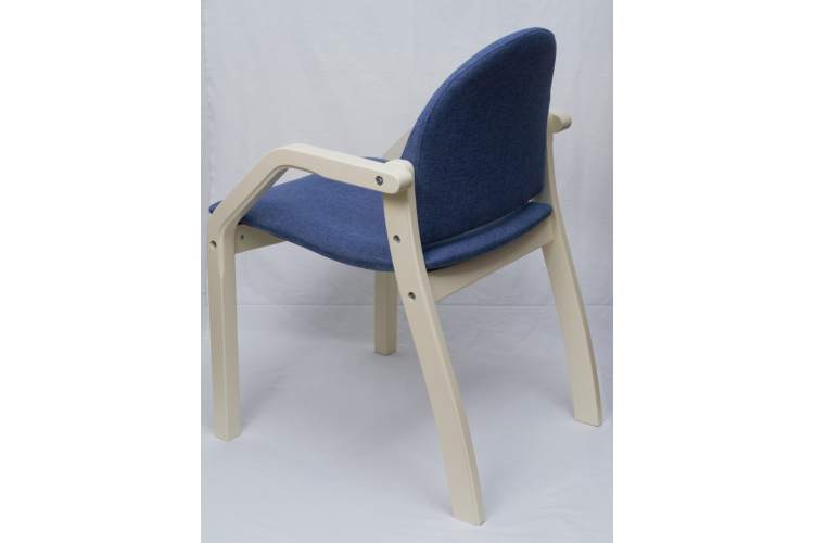 Стул-кресло Джуно 2.0, Синий/Слоновая кость-4