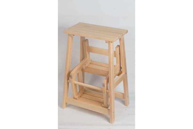 Табурет-стремянка Марк, Натуральное дерево-7