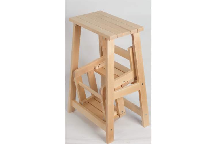 Табурет-стремянка Марк, Натуральное дерево-8