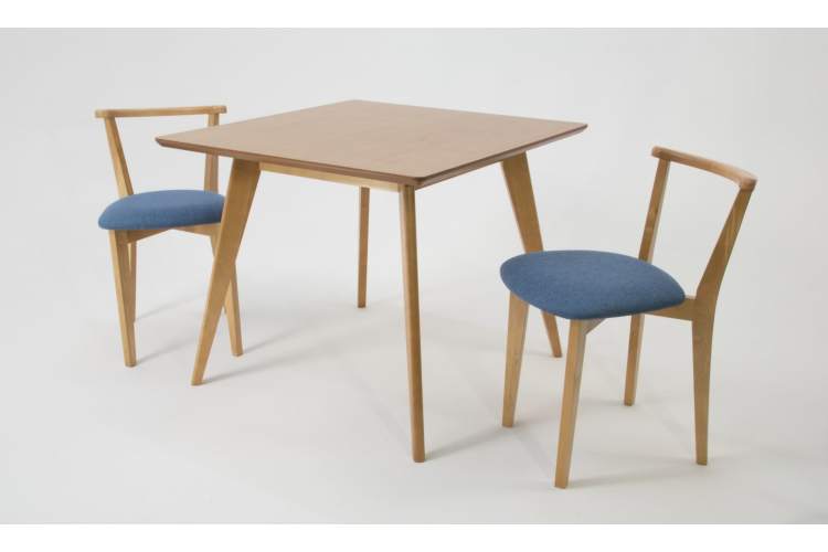 Стол Сканди М 90, Натуральное дерево-3