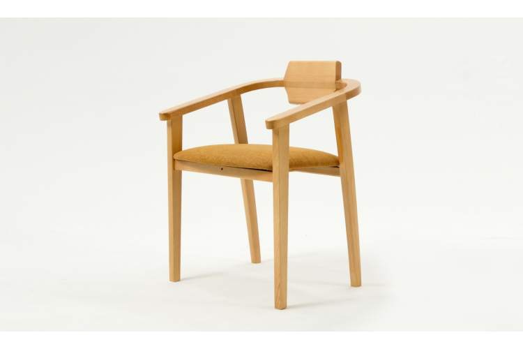 Стул-кресло Челси ПМ натур/карри