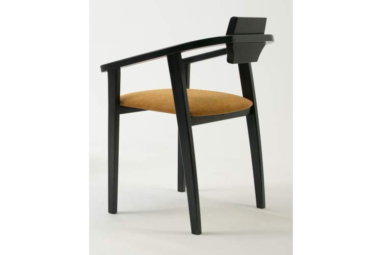 Стул-кресло Челси ПМ чёрный/карри-9