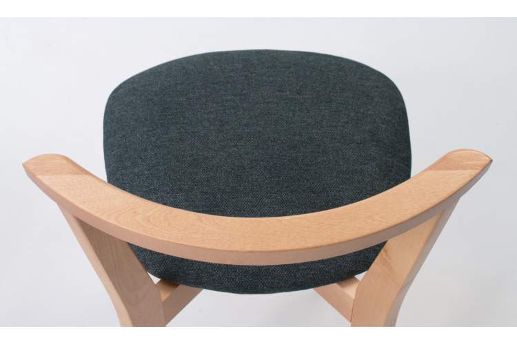 Стул Франк ПМ натур/зелёный-4