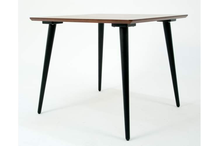 Стол Монте М 90 чёрное дерево/орех-1