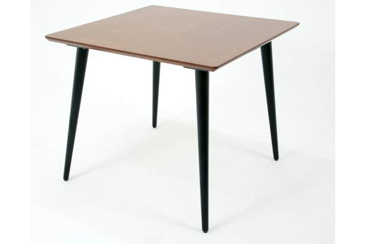 Стол Монте М 90 чёрное дерево/орех-5