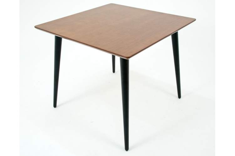 Стол Монте М 90 чёрное дерево/орех-3