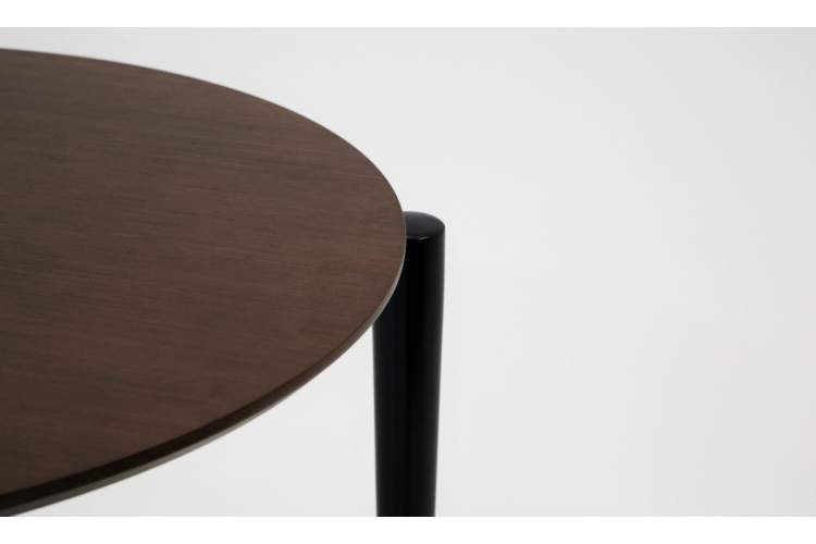 Стол Pawook К 90 чёрный/орех-5