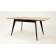 Стол Сканди 120 чёрное дерево/натур