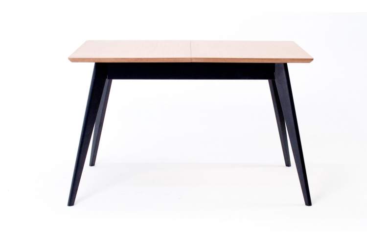 Стол Сканди 120 чёрное дерево/натур-5